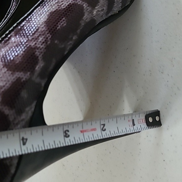 Nine & Co animal print peep-toe heels size 7 - Picture 12 of 12